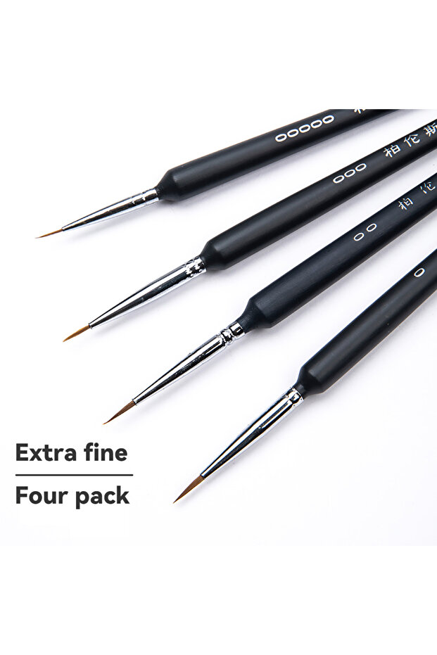 Thin 4pcs 11Pcs Miniature Painting Brushes Hook Line Pen Detail Fine Tip Paint Brushes Set For Goua