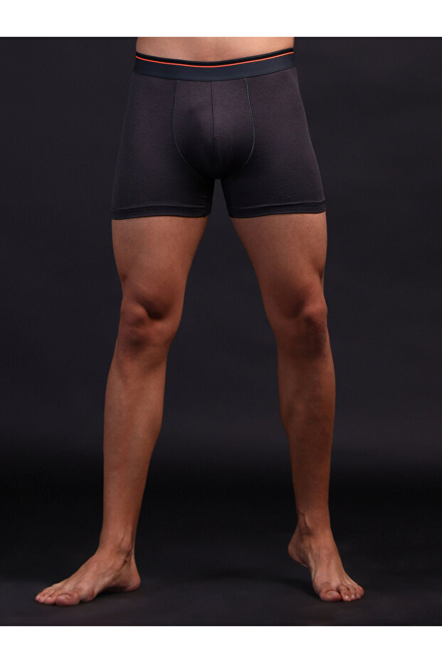 Men Solid 4-Way Stretch Trunks - 1