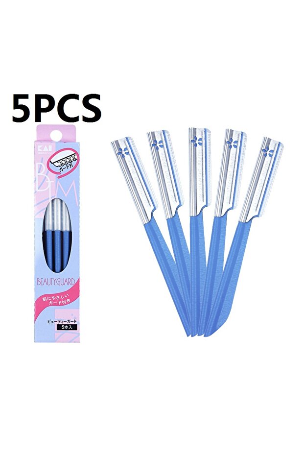 C616-blue 5pcs 5pcs Eyebrow Epilator Sets for Women Makeup Beauty Eyebrows Hair Removal Styling Tool