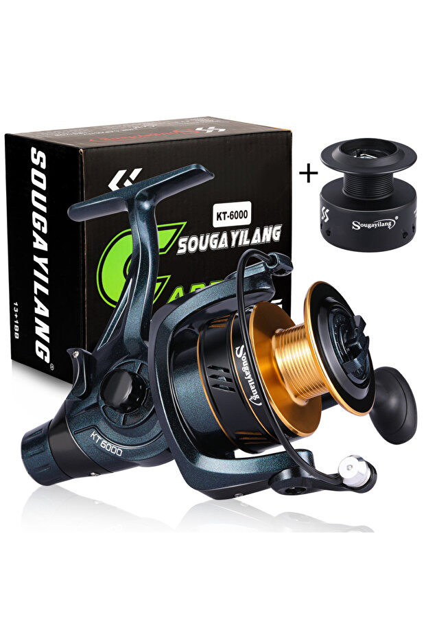 2000 Series KT Sougayilang 2000-6000 Series Spinning Fishing Reel 5.0:1/4.7:1High Speed 13+1BB Fishi