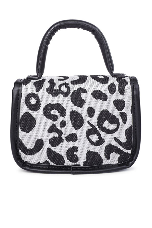 Women Black Buffalo Print Sling Bag