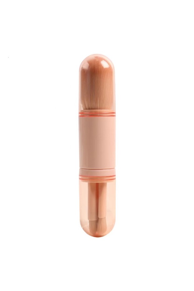 Pink 4 In 1 Makeup Brush Mini Eye Shadow Brush Powder Brush Convenient Makeup Brush Beauty Tools