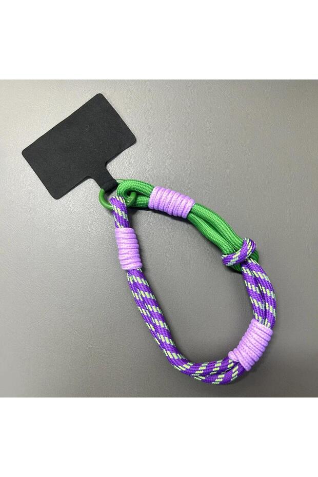 7 Korean Mobile Phone Lanyard, Short Phone Pendant Key Chain, Portable Outdoor Climbing Rope, Buckl.
