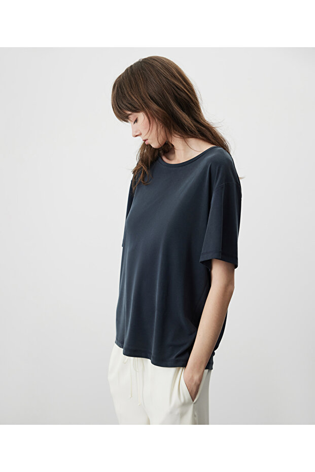 Rahat kesim basic tişört - 6