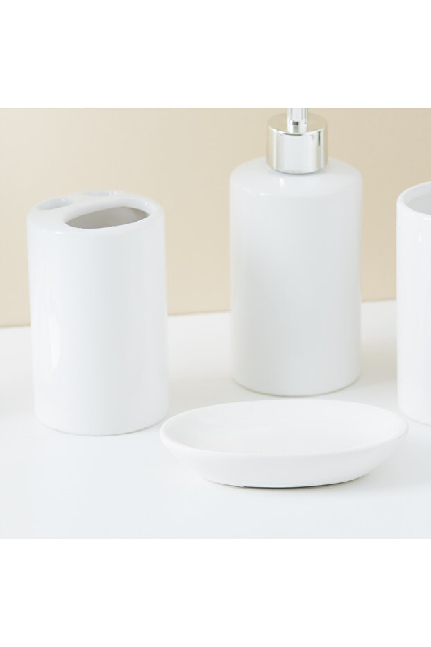 طقم إكسسوارات حمام من الميكا مكون من 4 قطع - 2