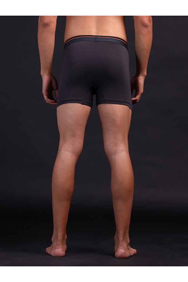 Men Solid 4-Way Stretch Trunks - 4