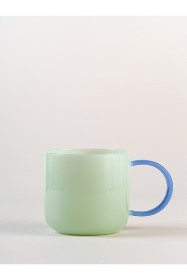 Tulipe Premium Glass Mug 250ml – Green