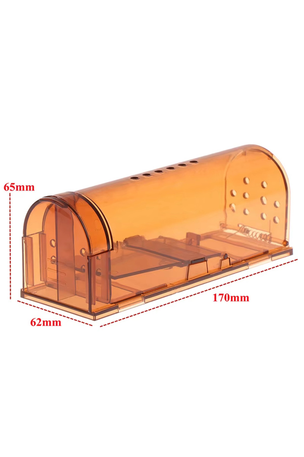 brown Reusable Mice Rodent Catcher Rat Trap No Kill Animal Pet Control Cage Humane Mouse Trap Catch