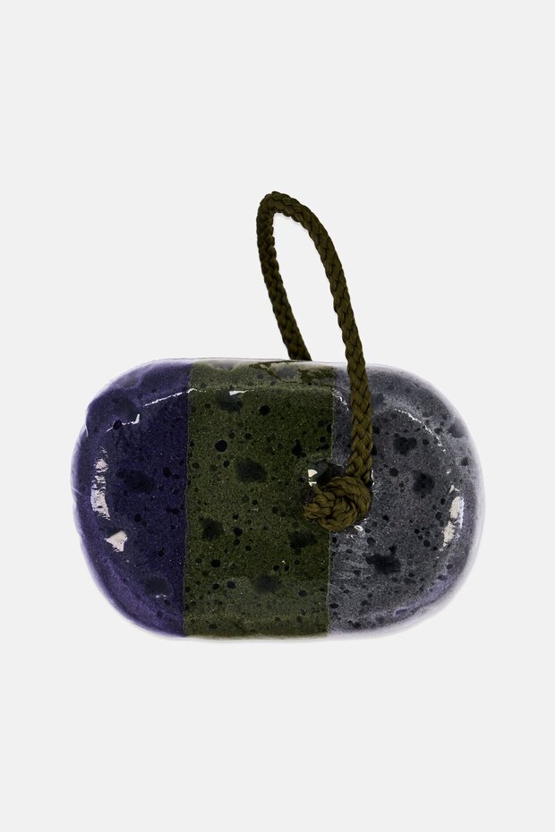 إسفنجة استحمام، متعددة الألوان - 1