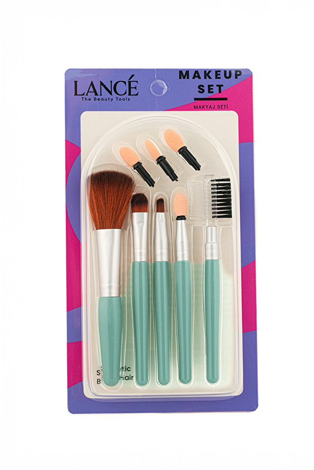 Makeup Brush Set 5 Colorful - 1