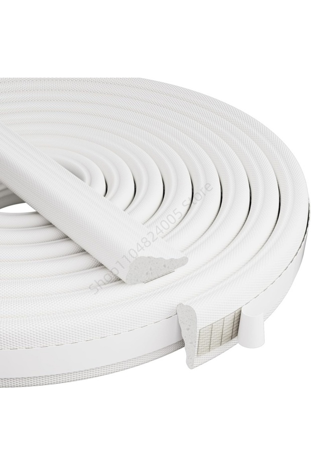 5m WHITE 5M New Door and Window Seals High Density PU Wedge Weather Stripping Seal Strip Doors Gap F