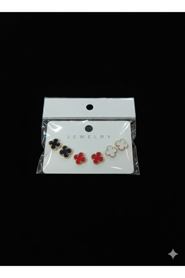 Van cleef 3 çift küpe seti - 1