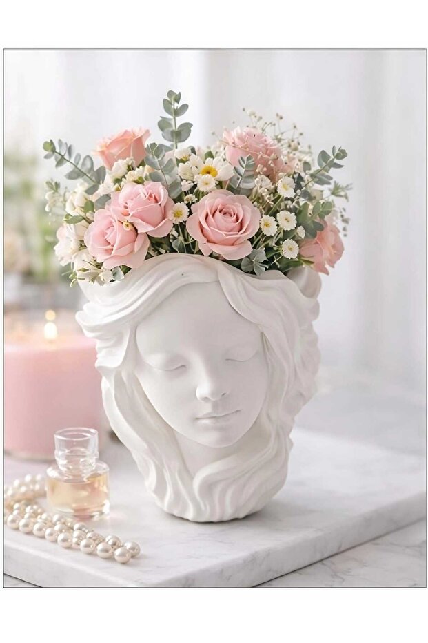 DEKOR KIZ FİGÜR VAZO - 2