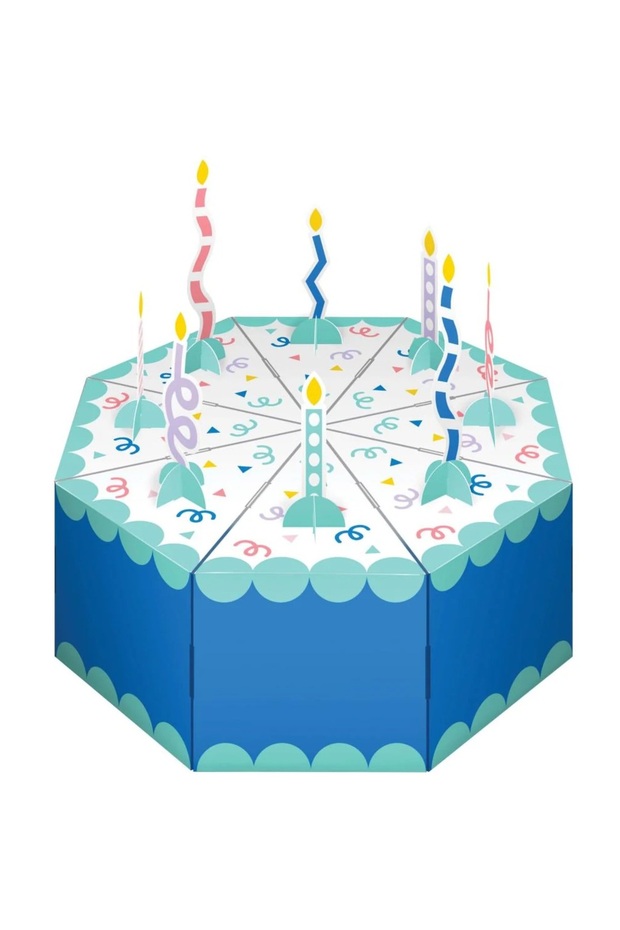 Party Patterns 3D Centerpiece 8ct - 1