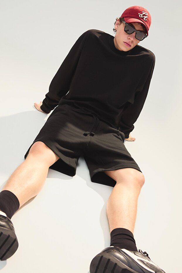 Basic pamuklu bermuda - 2