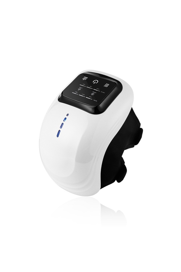 Black foreverlily Smart Knee Massager Vibration Air Pressure Knee Massage Machine Electric Elbow Sho