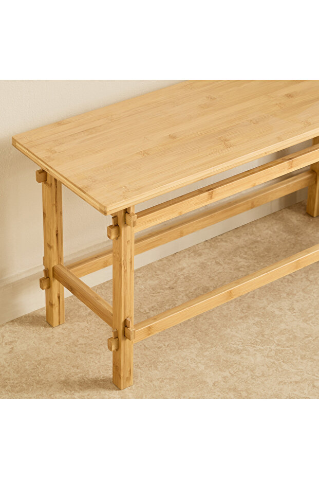 مقعد هانوي كبير من الخشب الصلب - 3