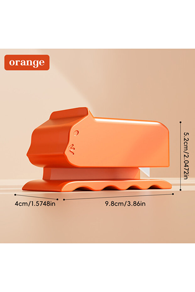 orange Homemade corrugated cardboard cutter, suitable for making cat scratching boards and DIY plast