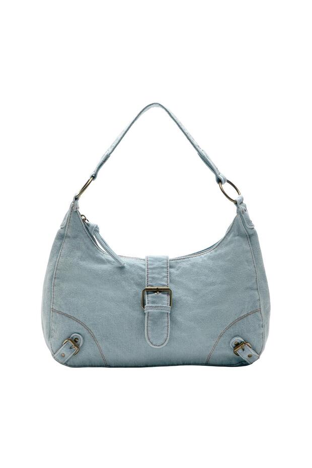 Kot tokalı omuz çantası - 2