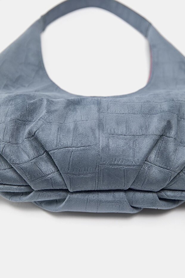 Kumaş omuz çantası - 5