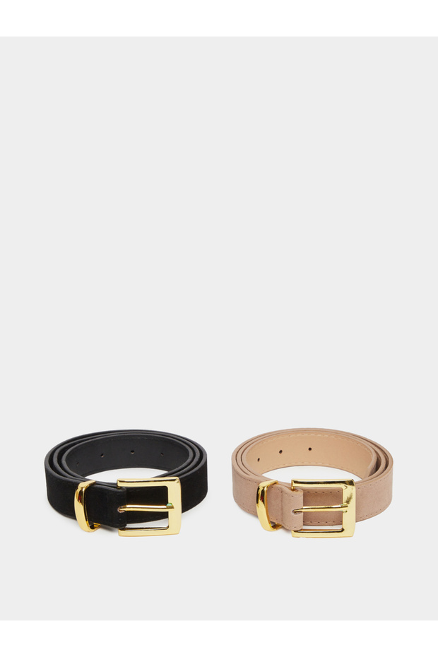 Pack of 2 - Skinny Belt