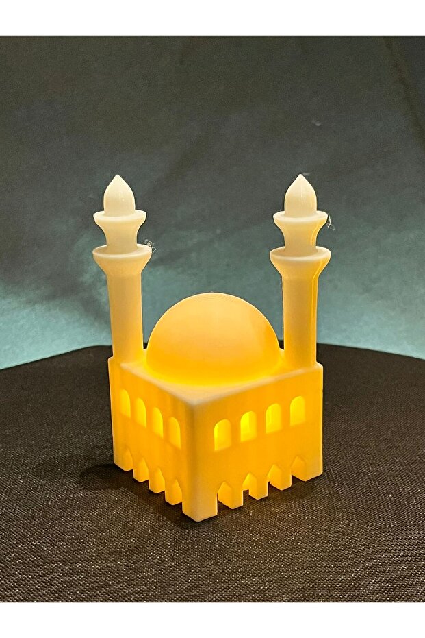Led Mumlu Minik Cami maketi - 1