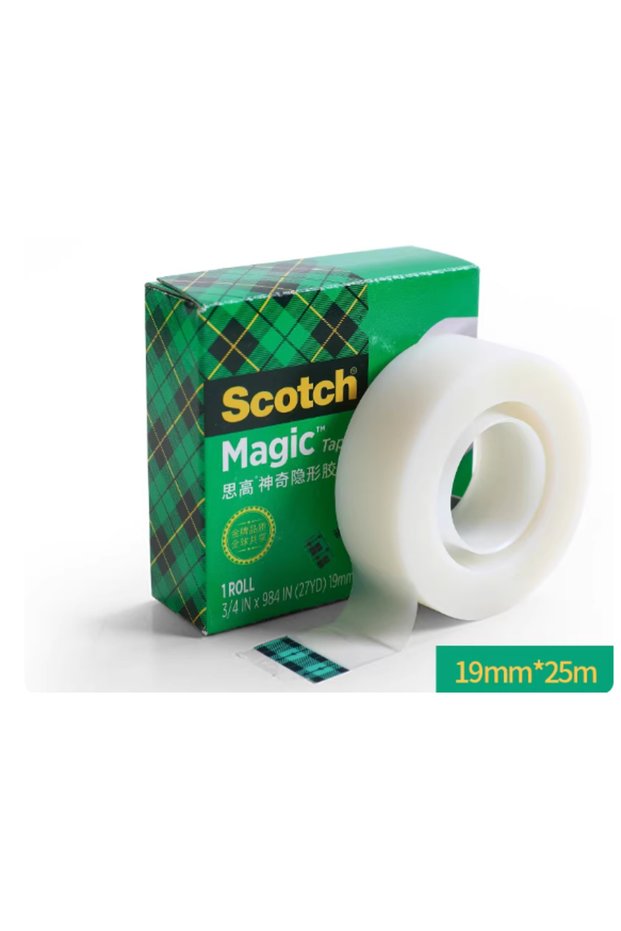 3M 810 19mmx25m 3M Magic Tape 810, 3M Scotch Invisible tape, Home Office Supplies and School Suppli