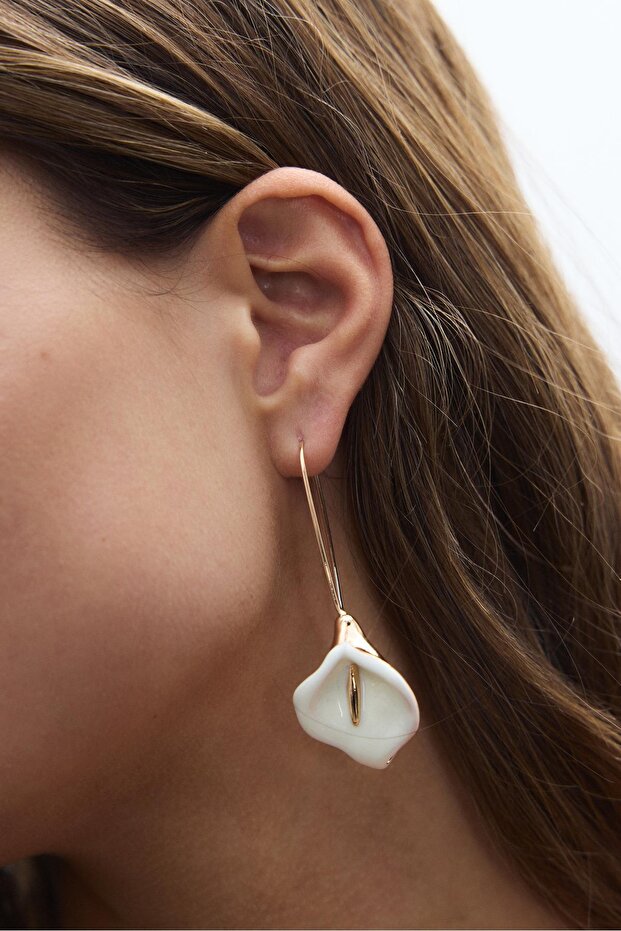 Cala çiçek küpe - 2