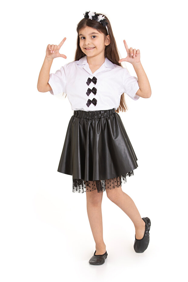 Leather Girls' Skirt April 23