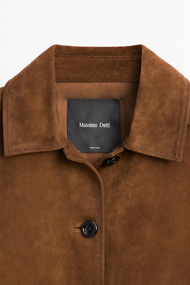 Süet deri ceket - 6