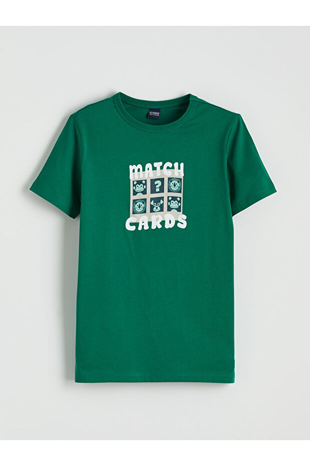 Lc waikiki crew neck printed boys' t-shirt