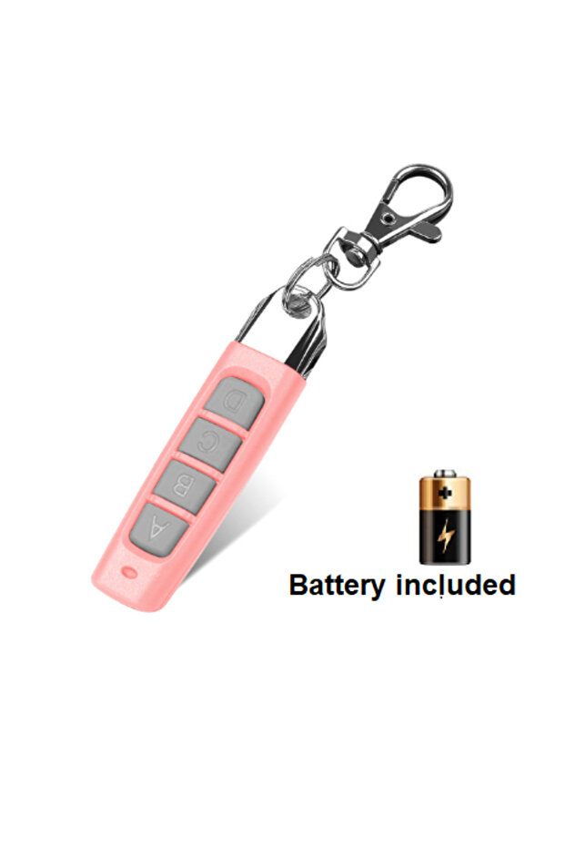 Pink Universal Garage Door Opener Remote Control 433MHZ Clone Learning Rolling Code Duplicator For G