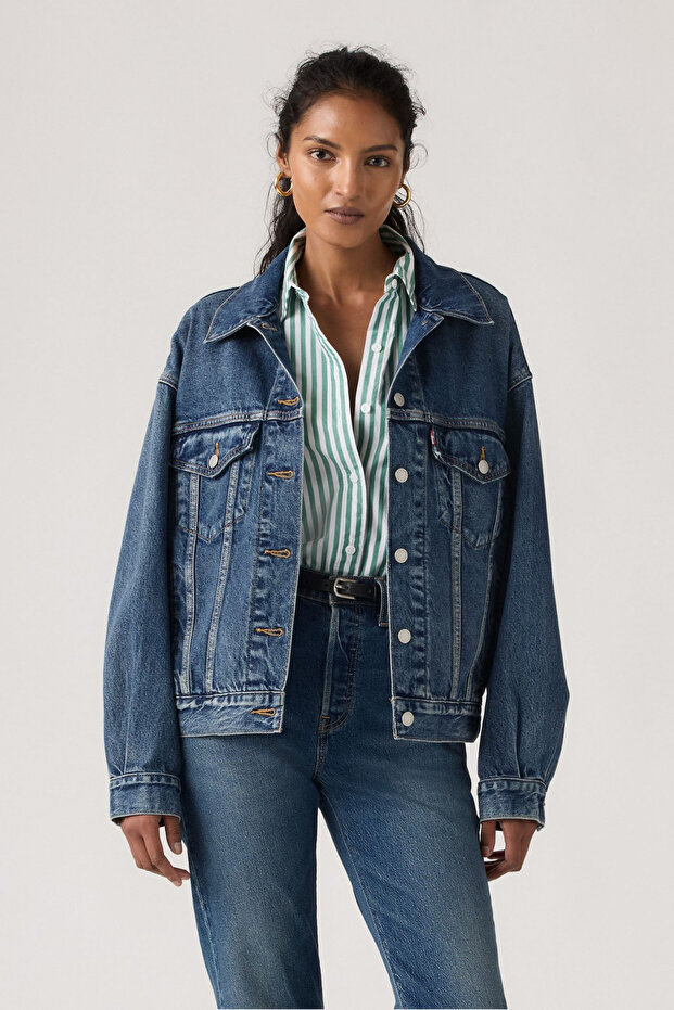 90S Women's Trucker Wonder Why Jean Jacket