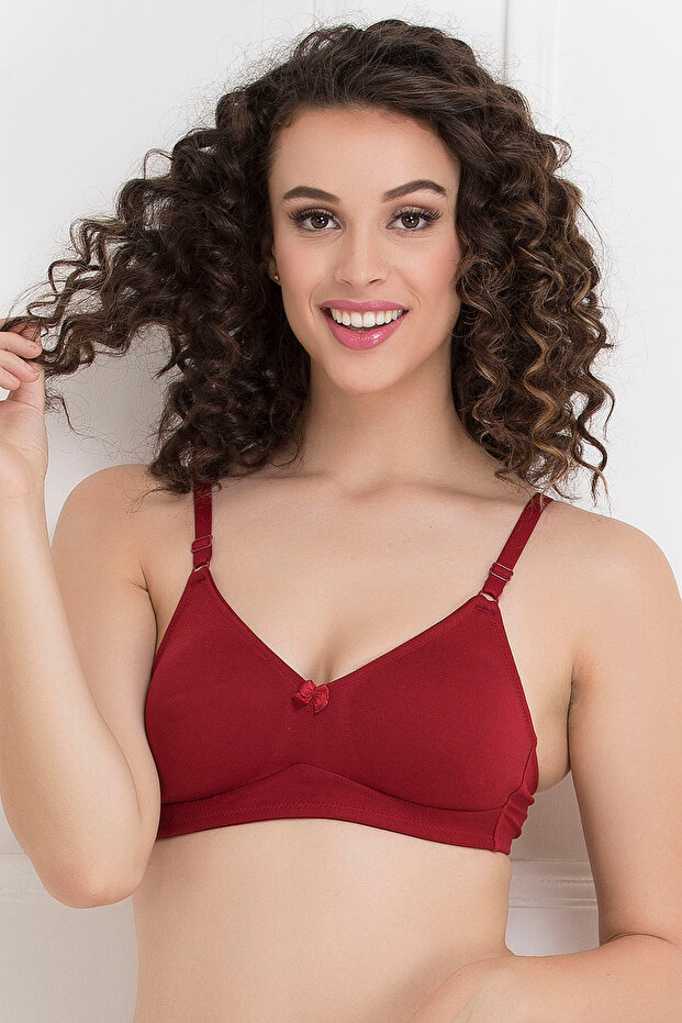 Cotton Non-Padded Non-Wired Spacer Cup T-Shirt Bra