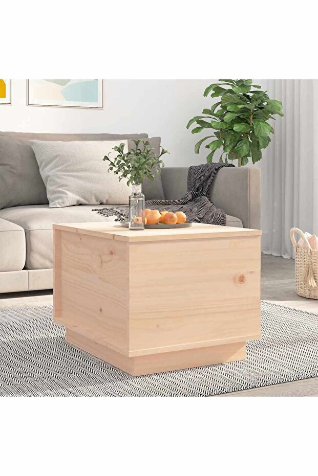 Coffee table, 40x50x35 cm, solid pine wood - 1