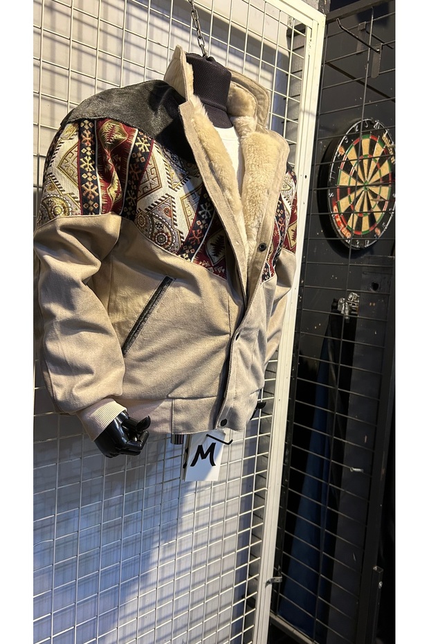 VİNTAGE KÜRKLÜ OVERSİZE MONT - 1