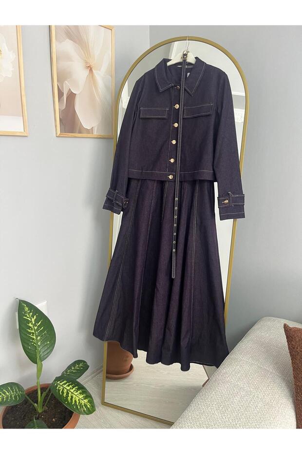 Kot Jile Ceket Elbise - 2