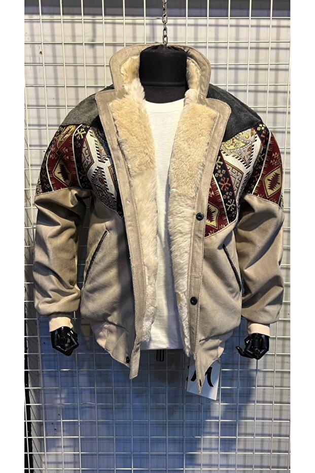 VİNTAGE KÜRKLÜ OVERSİZE MONT - 2