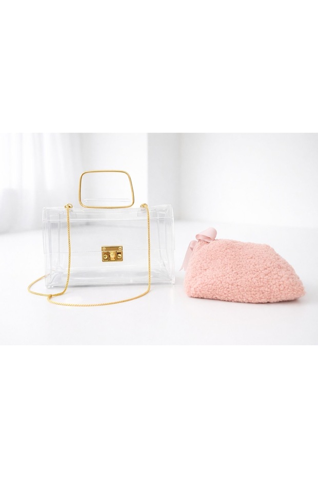 Şeffaf Zarif Çanta - 3
