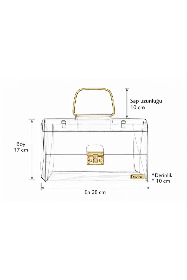 Şeffaf Zarif Çanta - 4