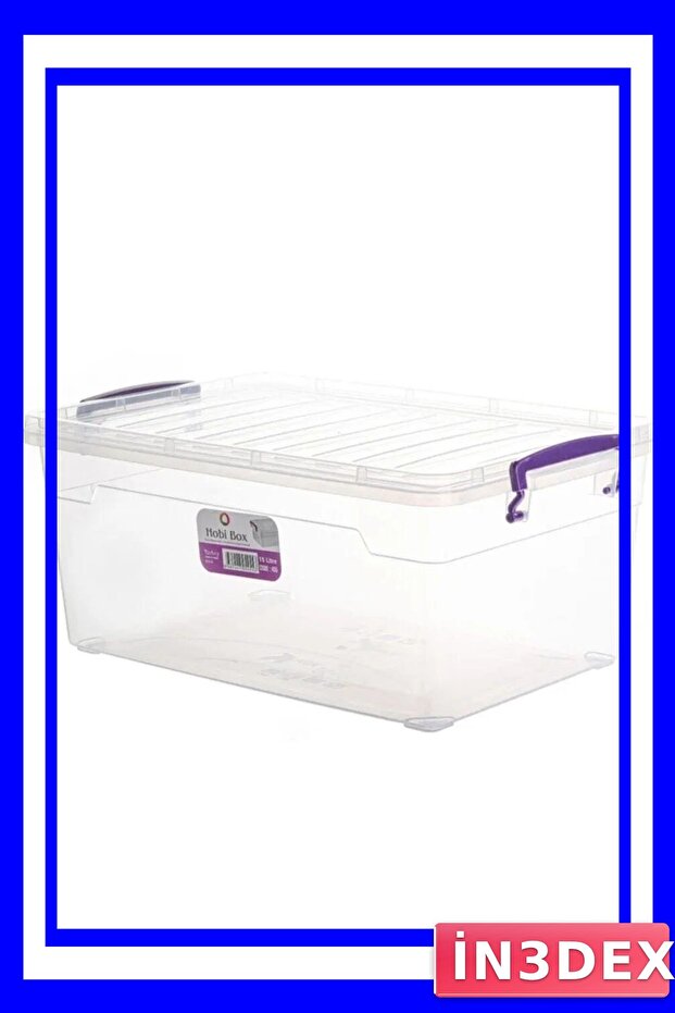 حاوية تخزين للمطبخ بسعة 15 لتر بشكل مستطيل - 1