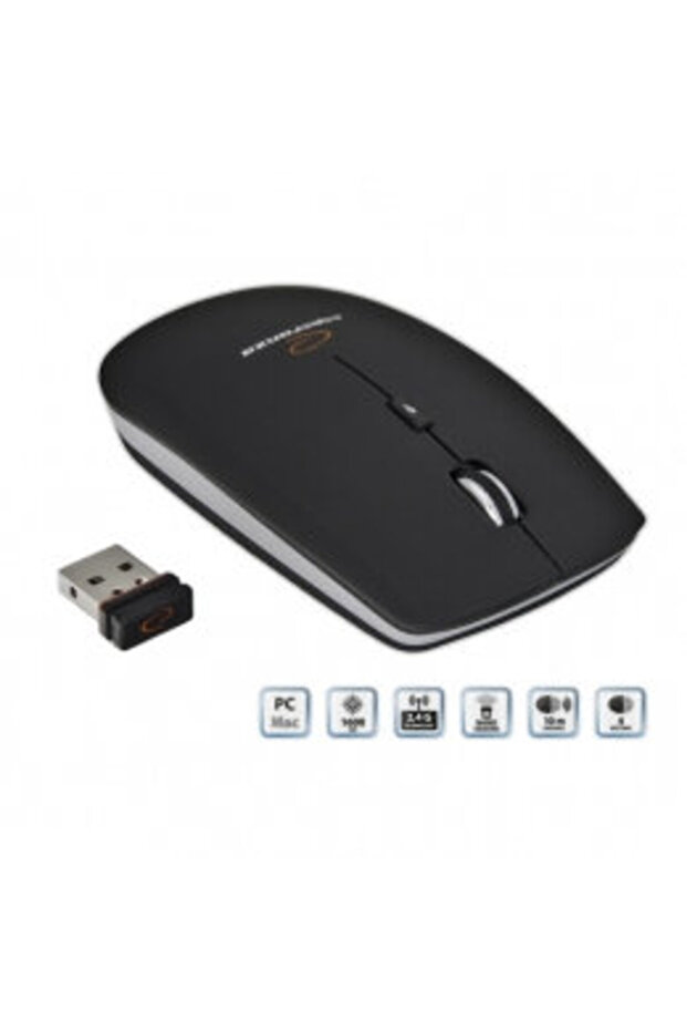 Mouse optic wireless EM120K RF 1600 DPI - 2
