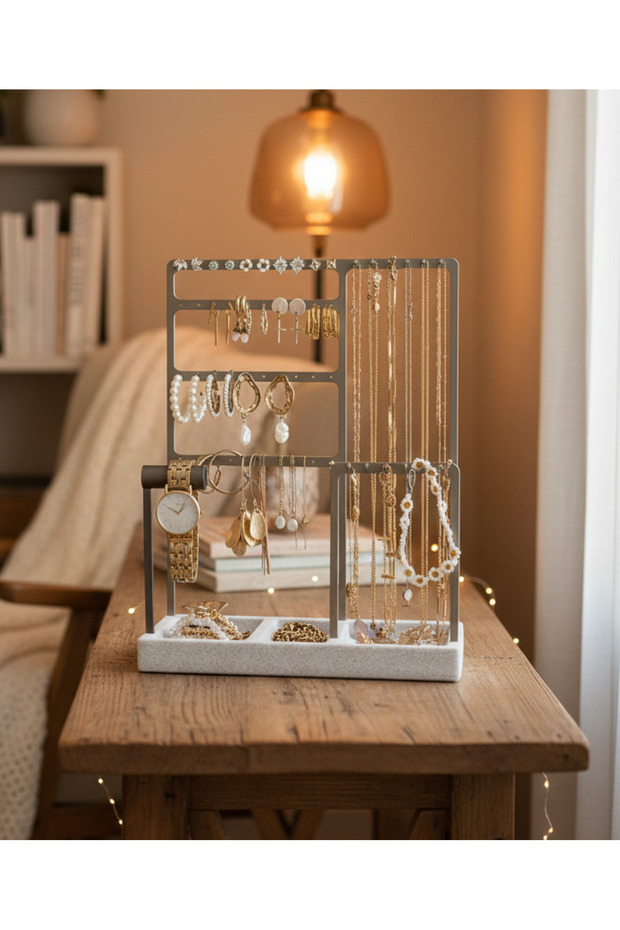 Modern Decorative Jewelry Stand Earring Necklace Bracelet Organizer Jewelry Organizer