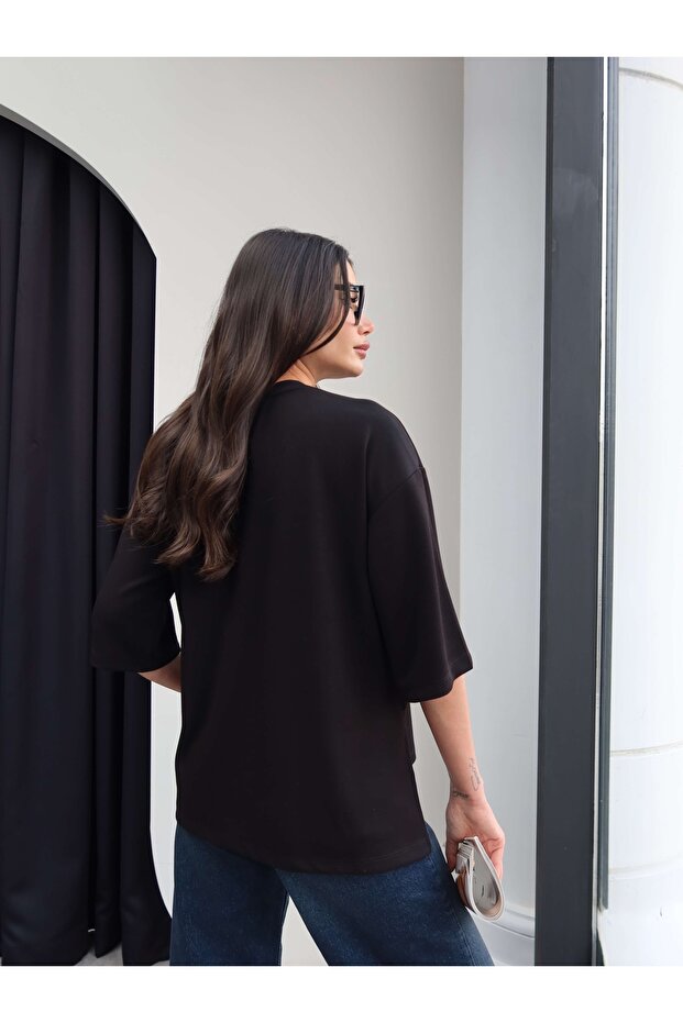 Yan Yırtmaçlı Tshirt - 5