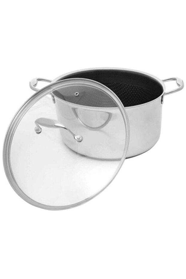 Black Cube Pot 28 cm - 4