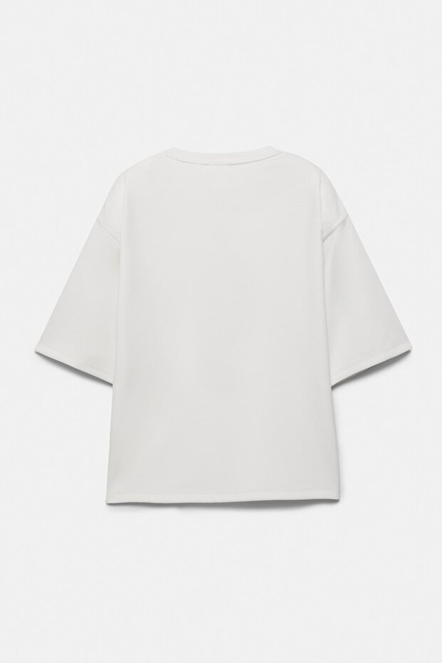 تي شيرت كبير الحجم بأكمام قصيرة - 3