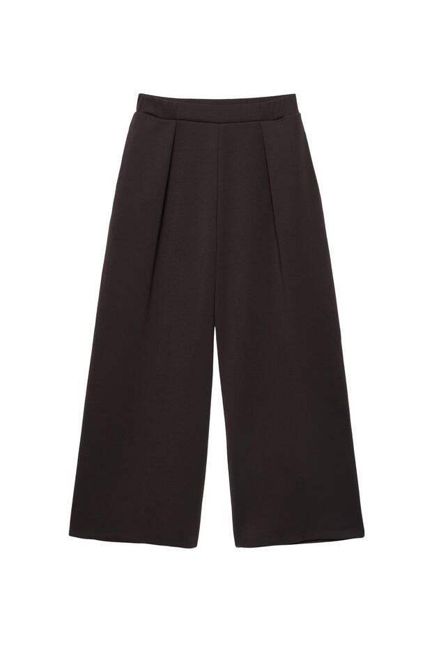 Pili geniş paça pantolon - 3