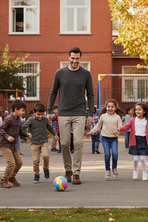 سترة رجالية برقبة دائرية - 3