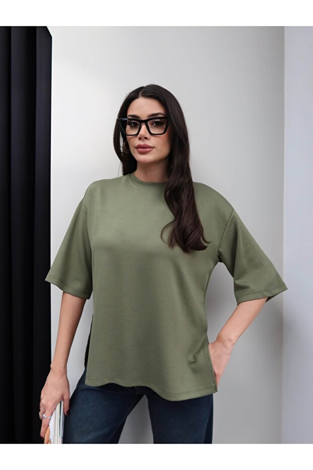 Yan Yırtmaçlı Tshirt - 2