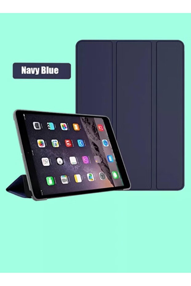 جراب لجهاز iPad مقاس 9.7 بوصة مع حامل قلم، غطاء نحيف مقاوم للصدمات مع ظهر من مادة TPU الناعمة